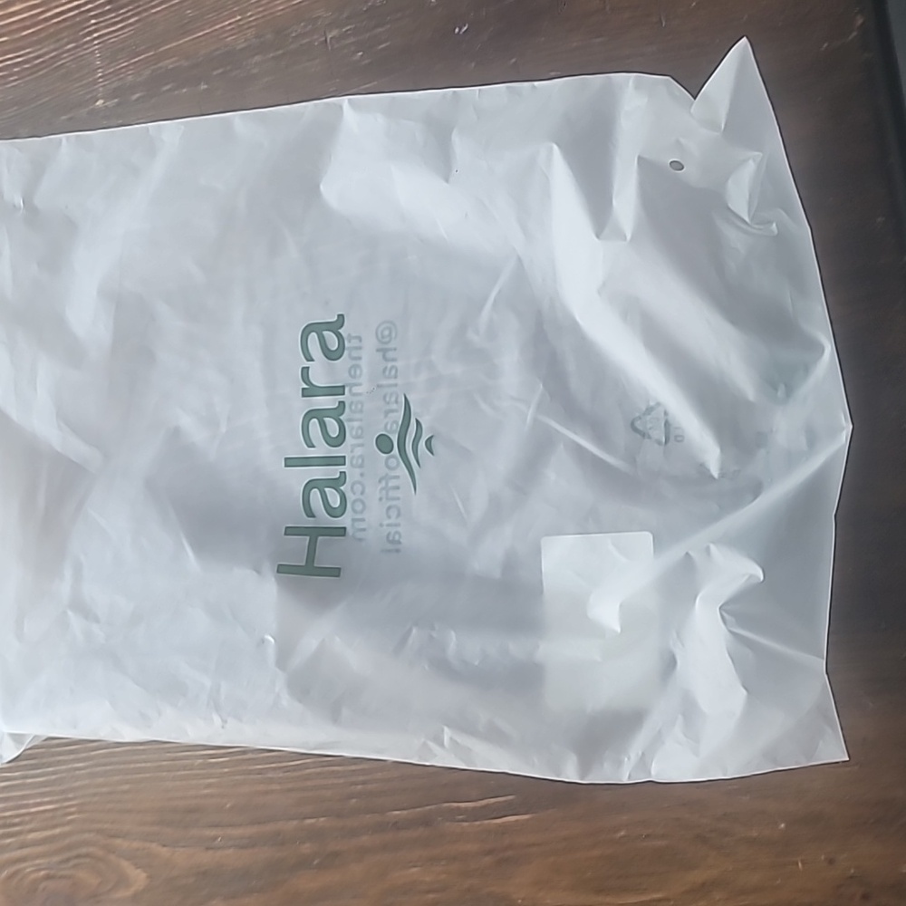 Nwt Halara SoftlyZero Faux Leather High Waisted Drawstring Pocket Sparkle Medium - Picture 5 of 5